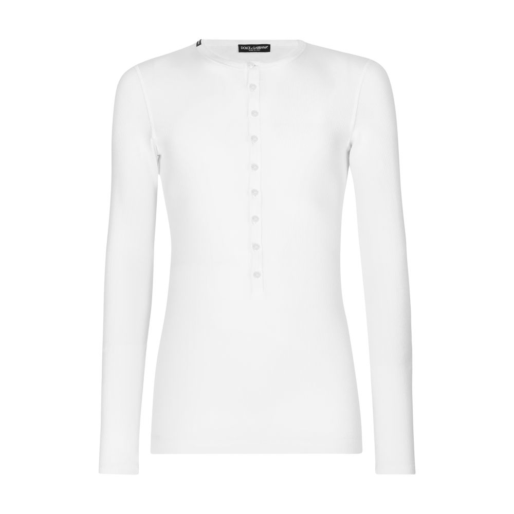 Dolce & Gabbana Fine-rib cotton T-shirt