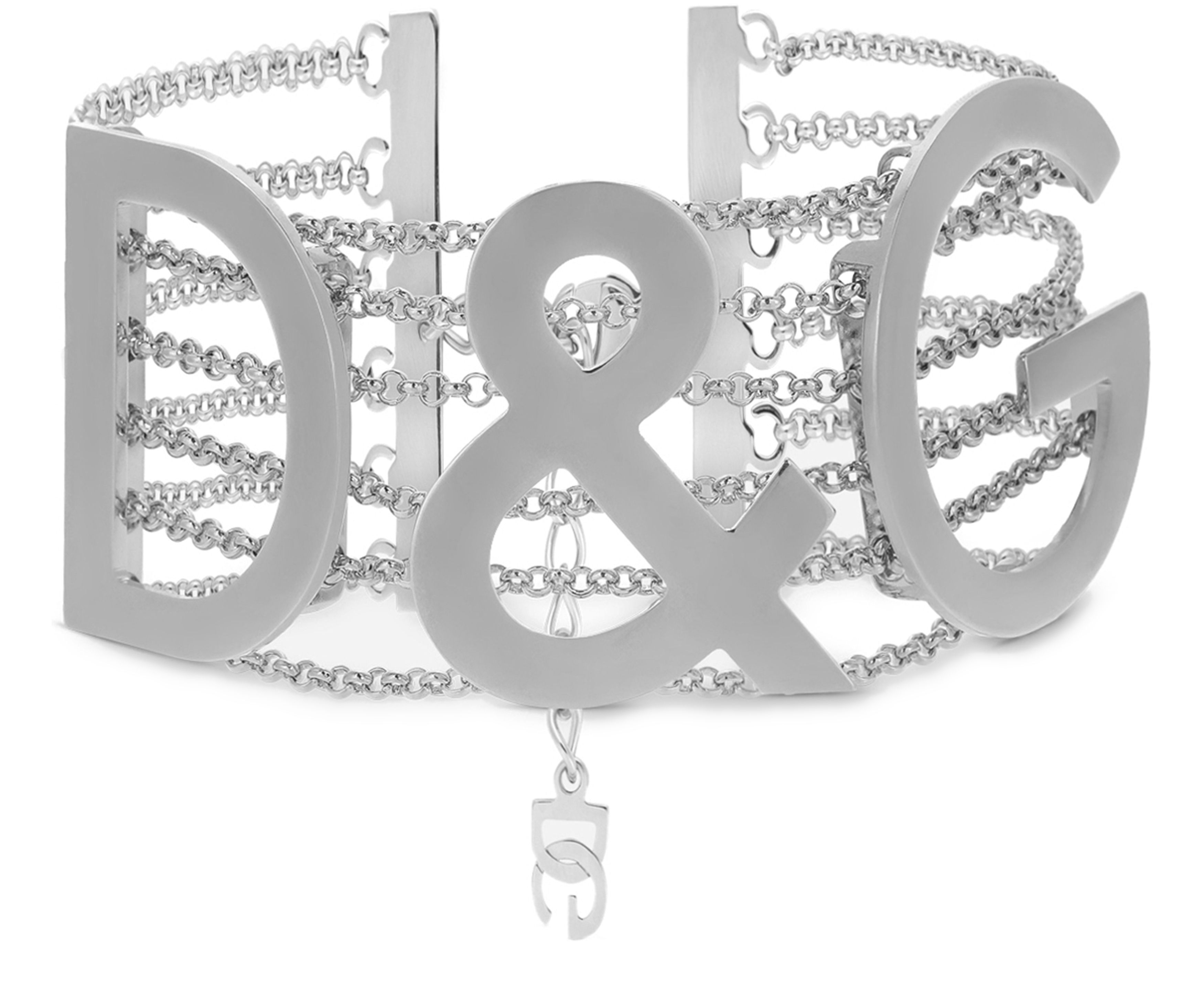 Dolce & Gabbana Semi-rigid D&G multi-chain choker