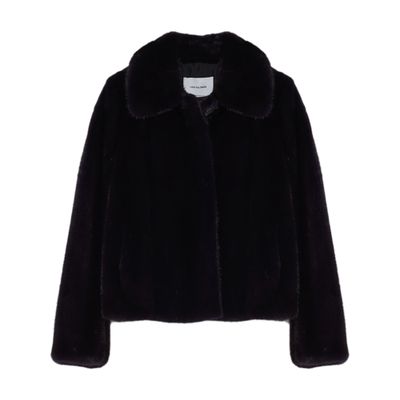 Yves Salomon Cropped long-haired mink jacket