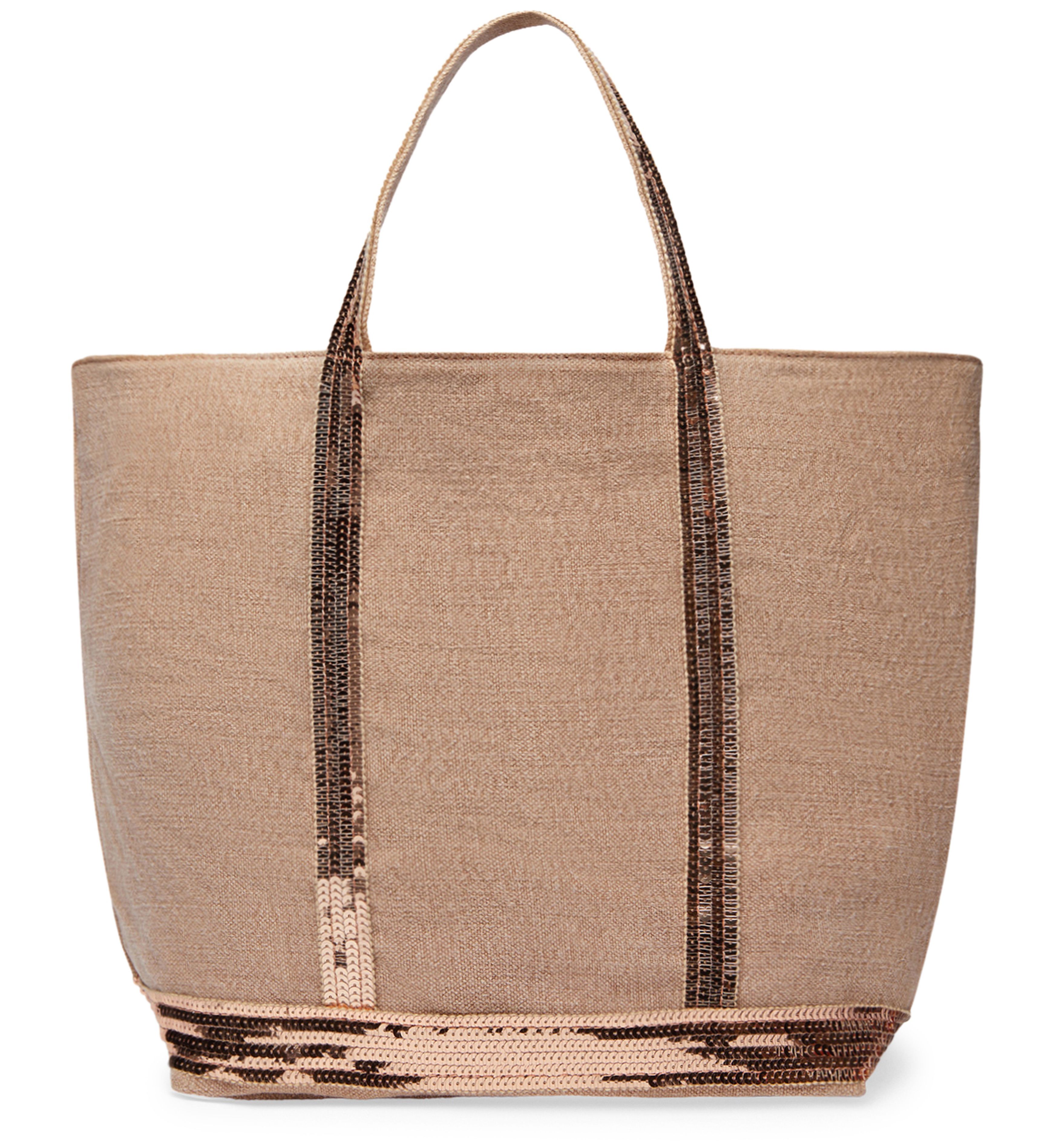  Linen M cabas tote