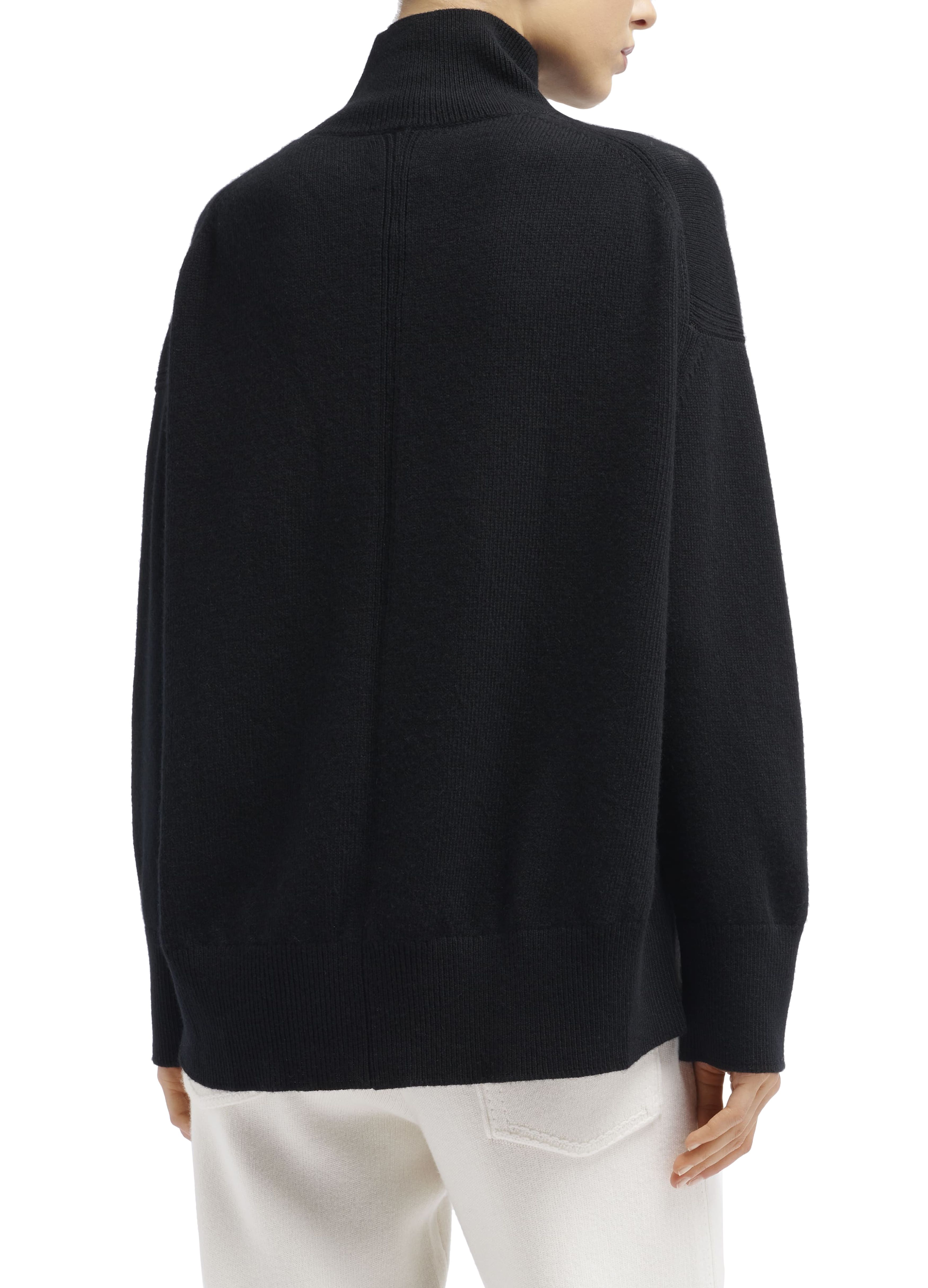 Barrie Iconic oversized roll-neck cashmere jumper