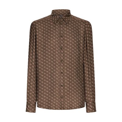 Dolce & Gabbana Martini printed silk shirt