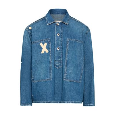 Maison Margiela Distressed denim shirt