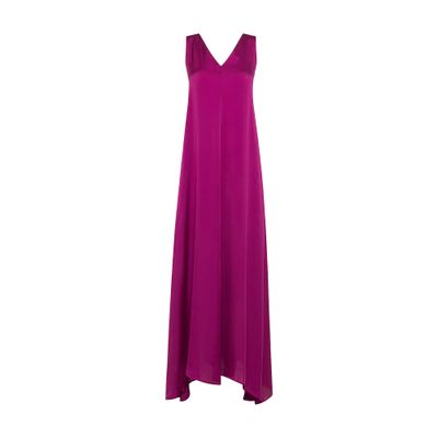  Helena soie unie silk dress