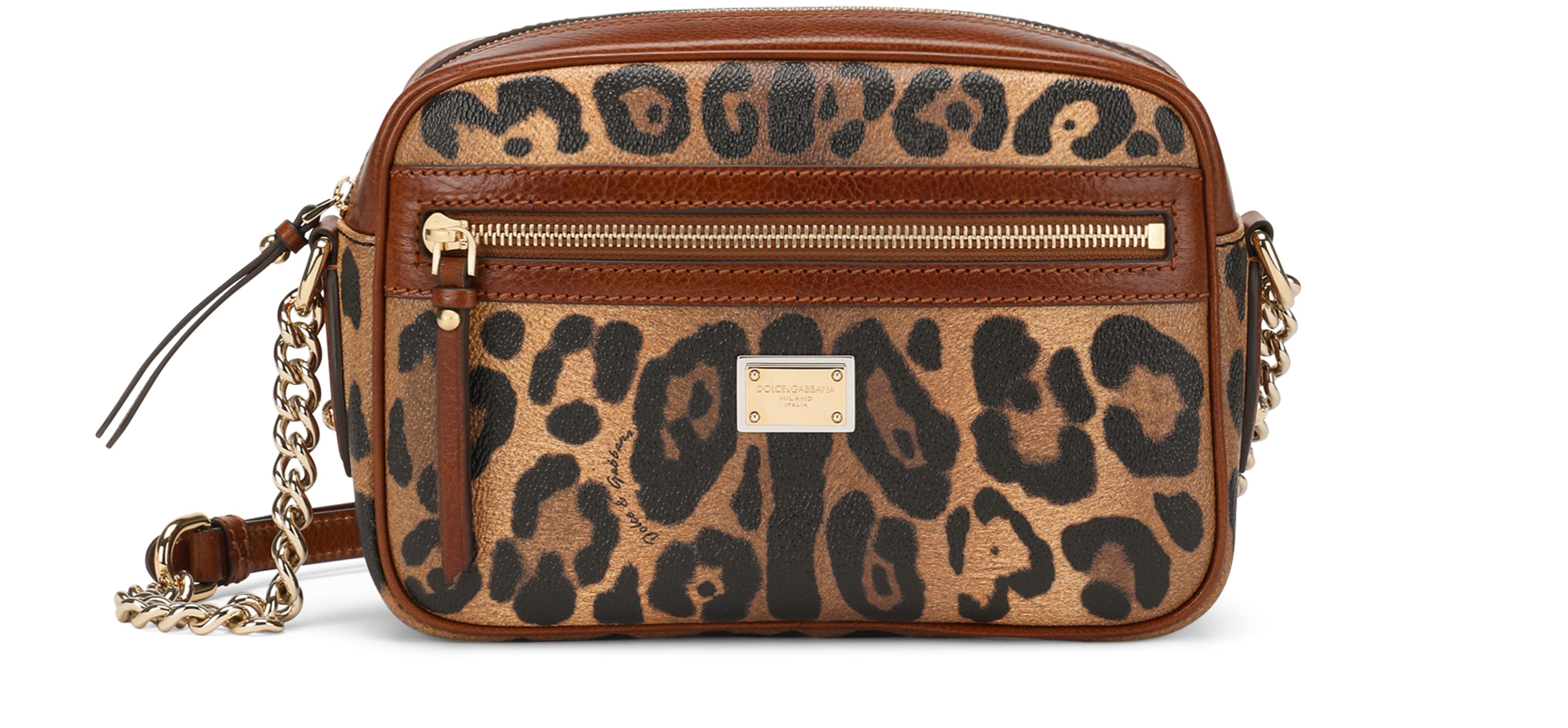 Dolce & Gabbana Medium leo-print crossbody bag