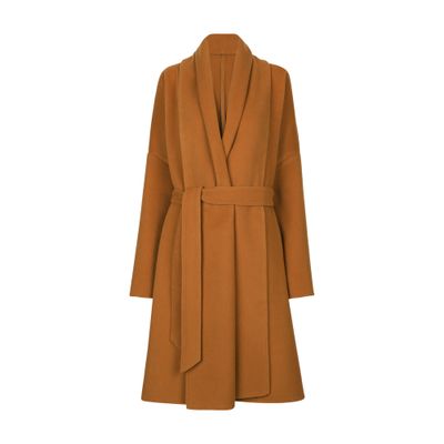 Dolce & Gabbana Belted oversize cashmere wool coat