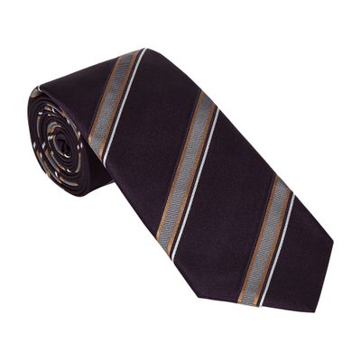 Brunello Cucinelli Textured striped silk tie