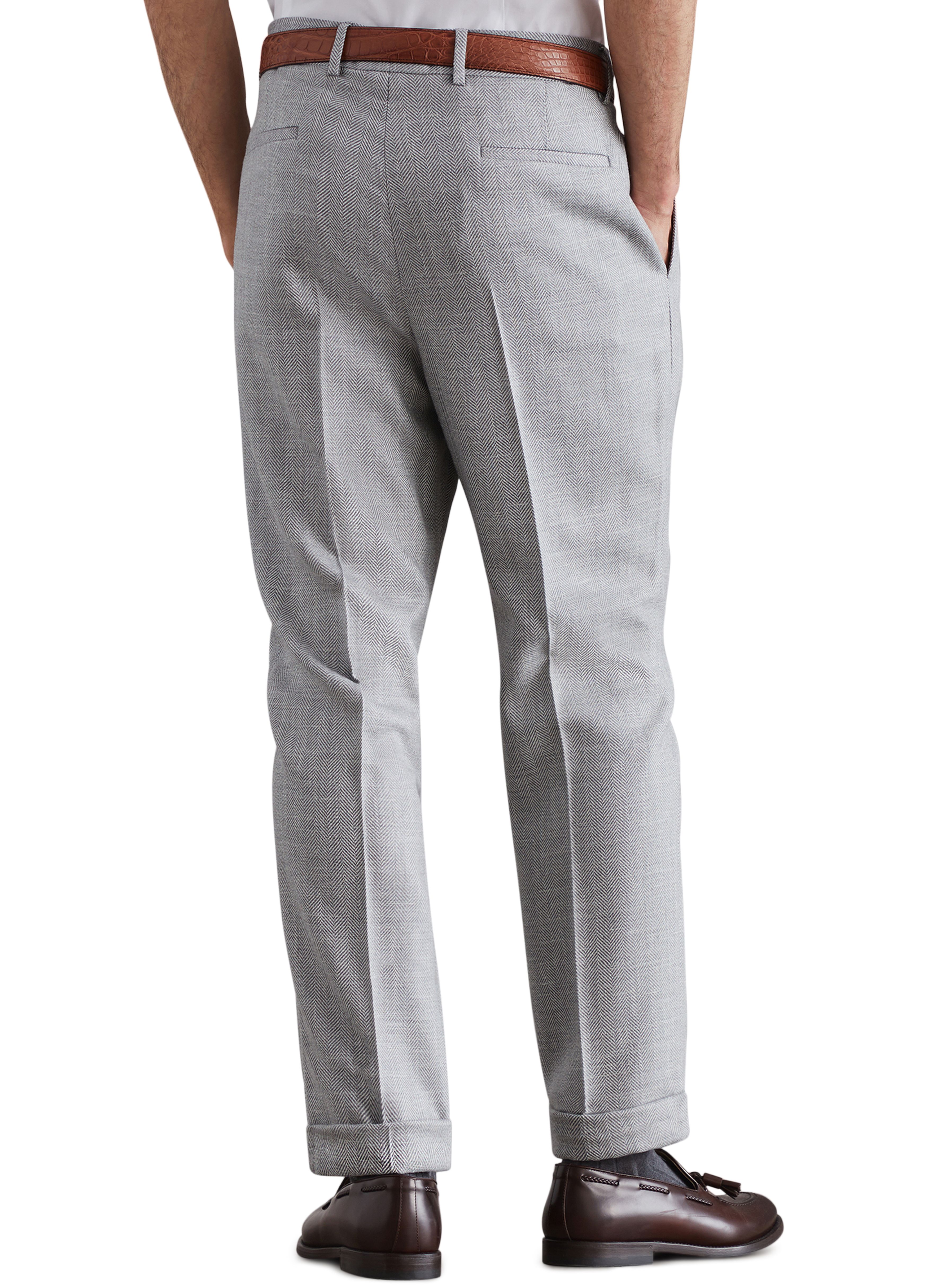 Brunello Cucinelli Chevron trousers