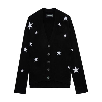 Zadig & Voltaire Mirka Stars Cashmere Cardigan