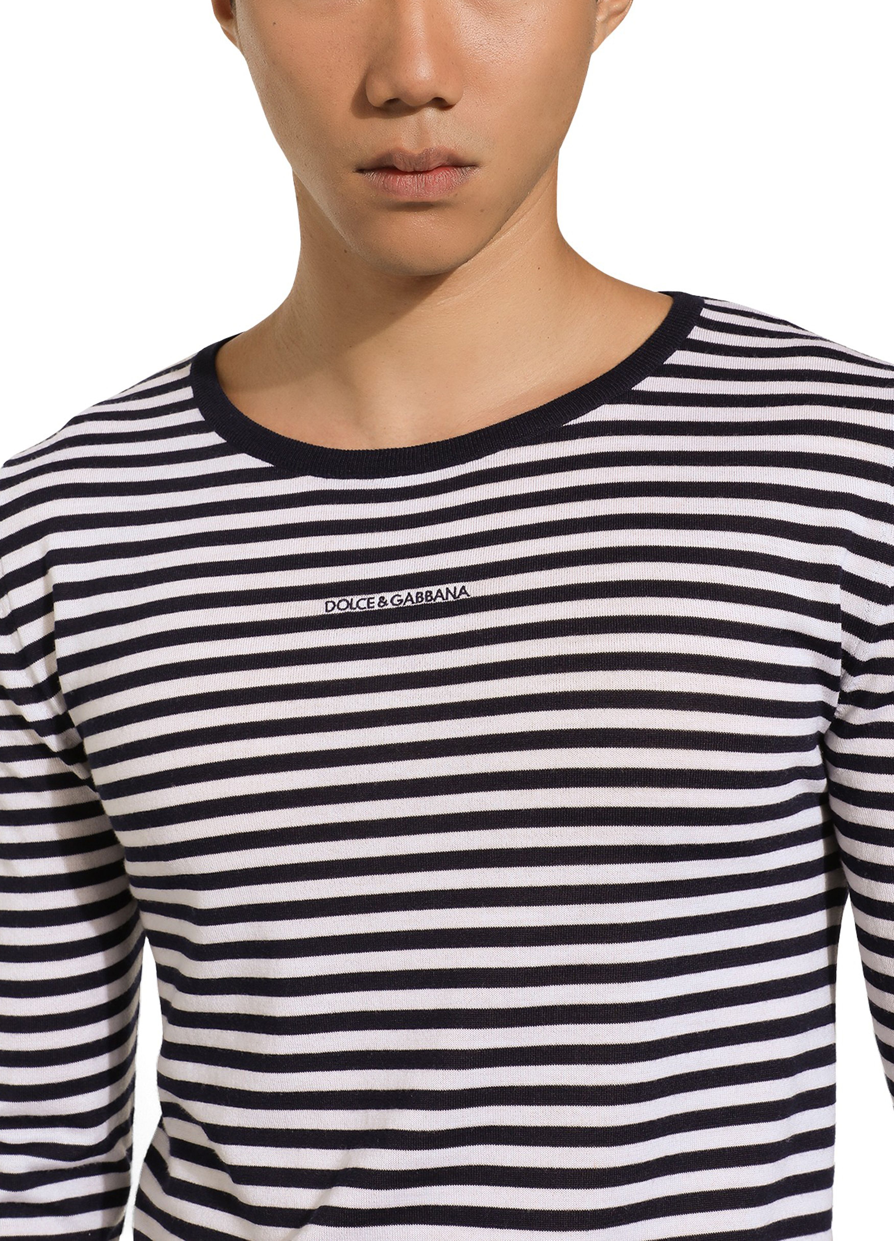 Dolce & Gabbana Boat-neck sweater in virgin wool