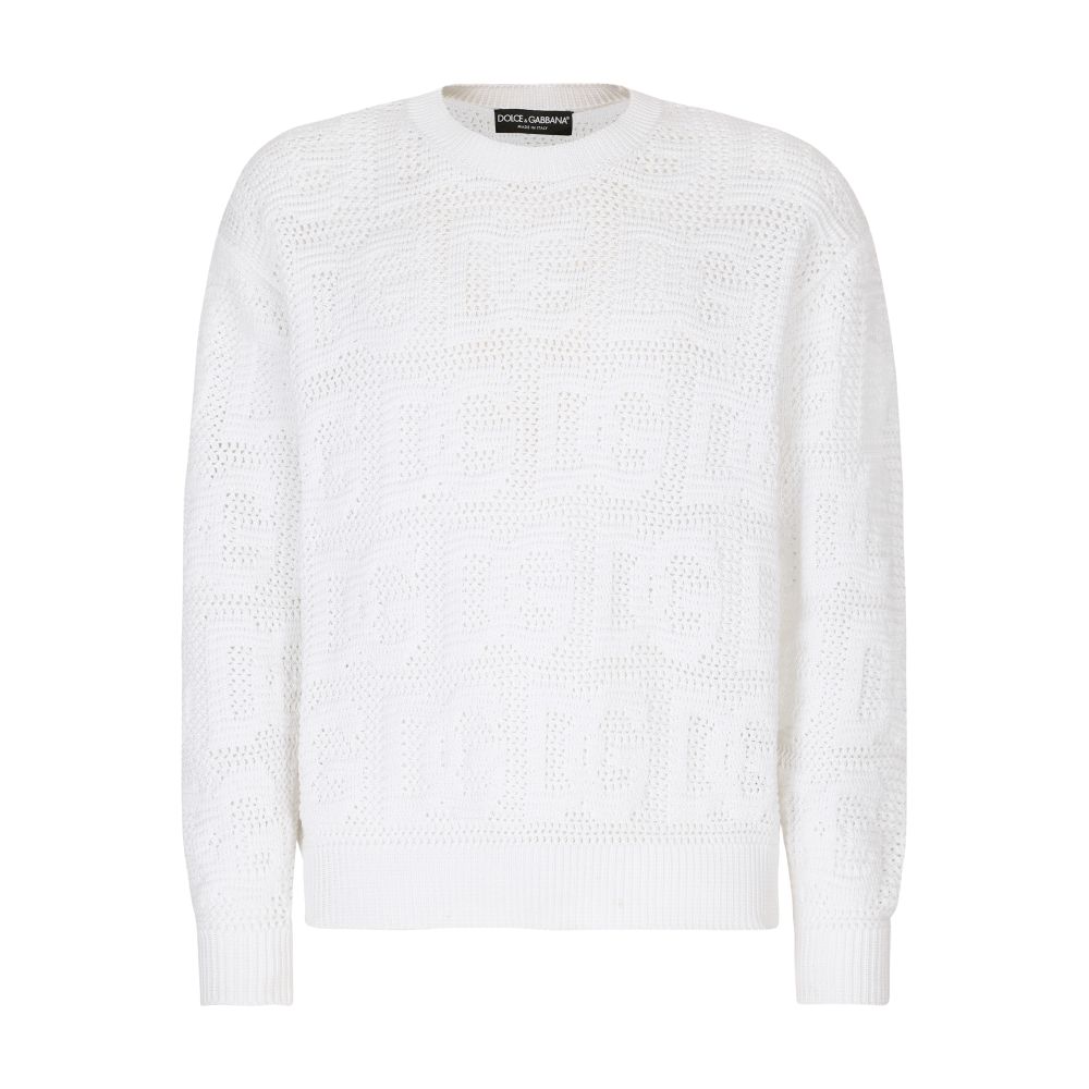 Dolce & Gabbana Cotton jacquard sweater