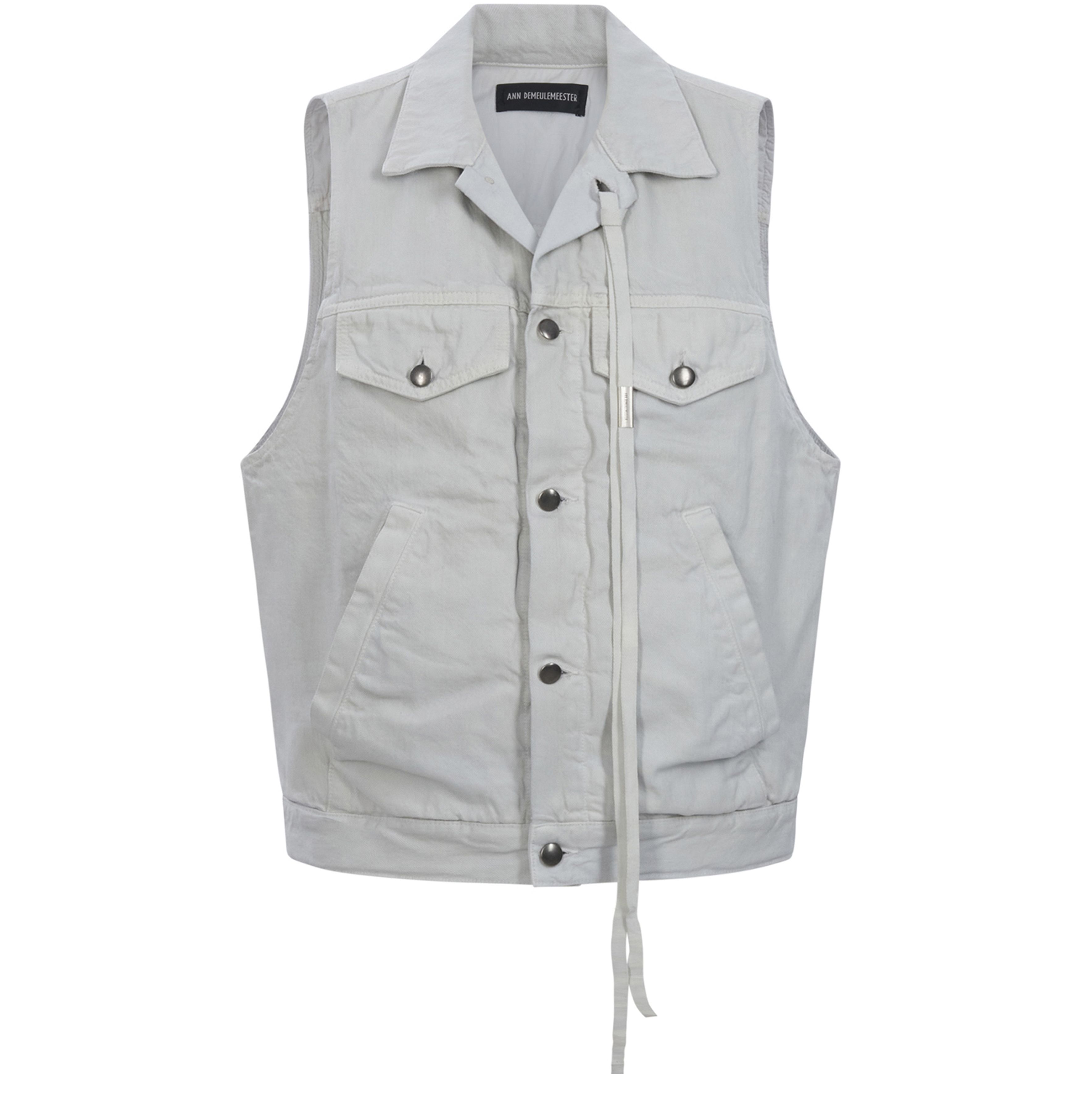 Ann Demeulemeester Juliette 5-Pockets High Comfort Sleeveless Jacket