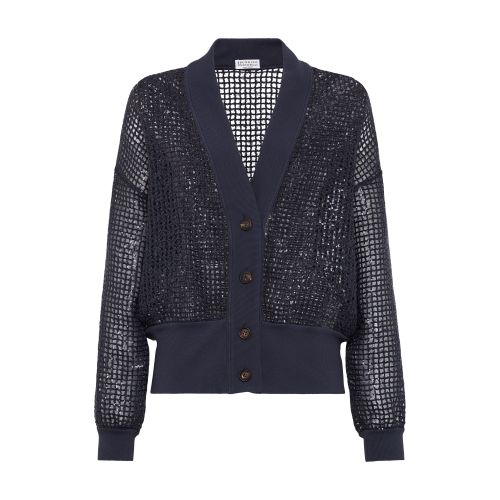 Brunello Cucinelli Dazzling Embroidery Cardigan