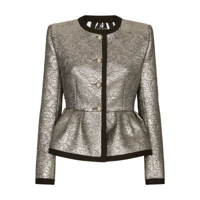 Dolce & Gabbana Lamé jacquard jacket