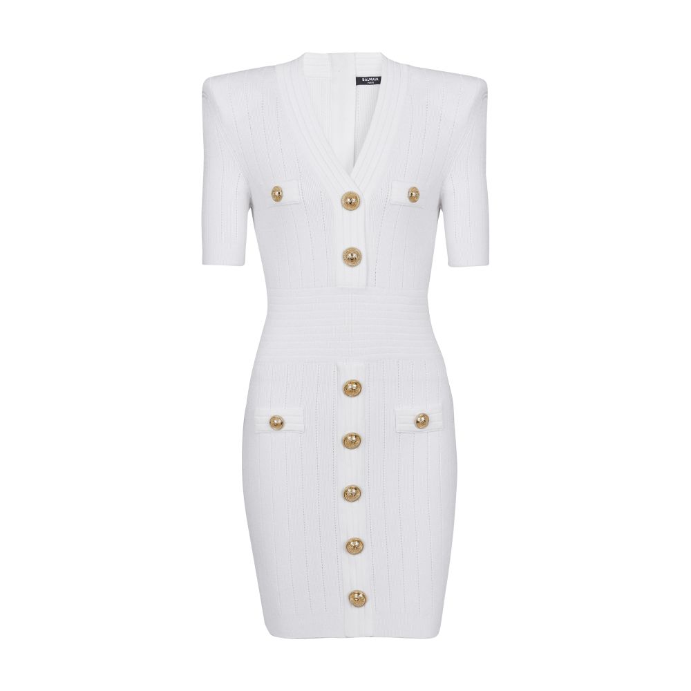 Balmain Knitted dress with buttons