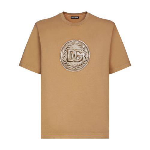 Dolce & Gabbana Cotton T-Shirt with Coins Print