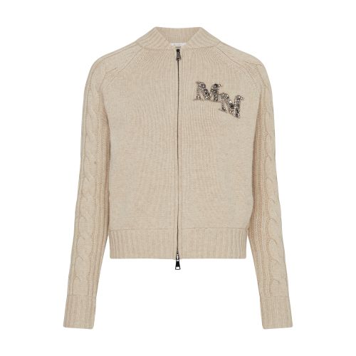 Max Mara Armanda logo zipped sweater