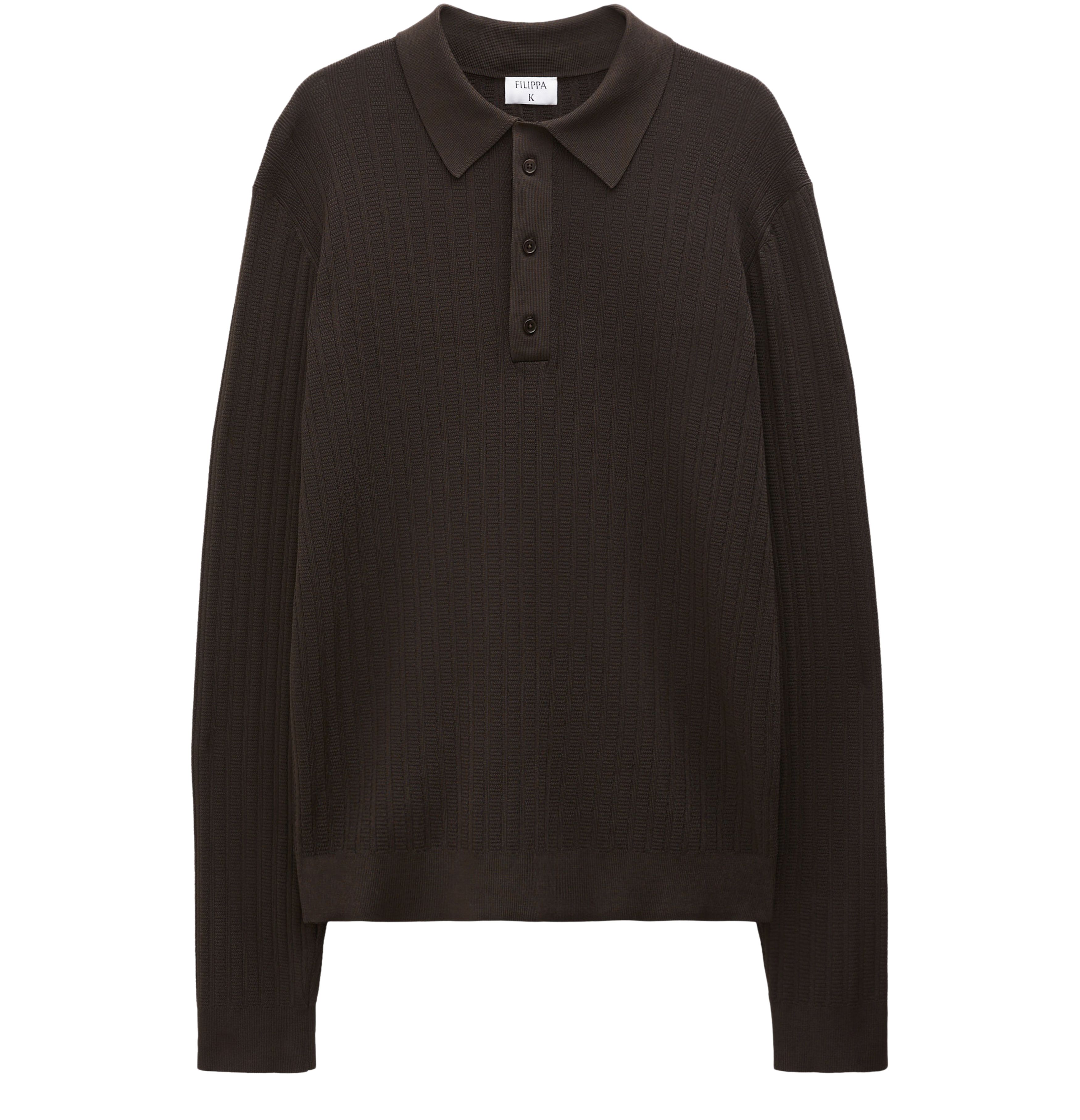 Filippa K Shiny polo sweater