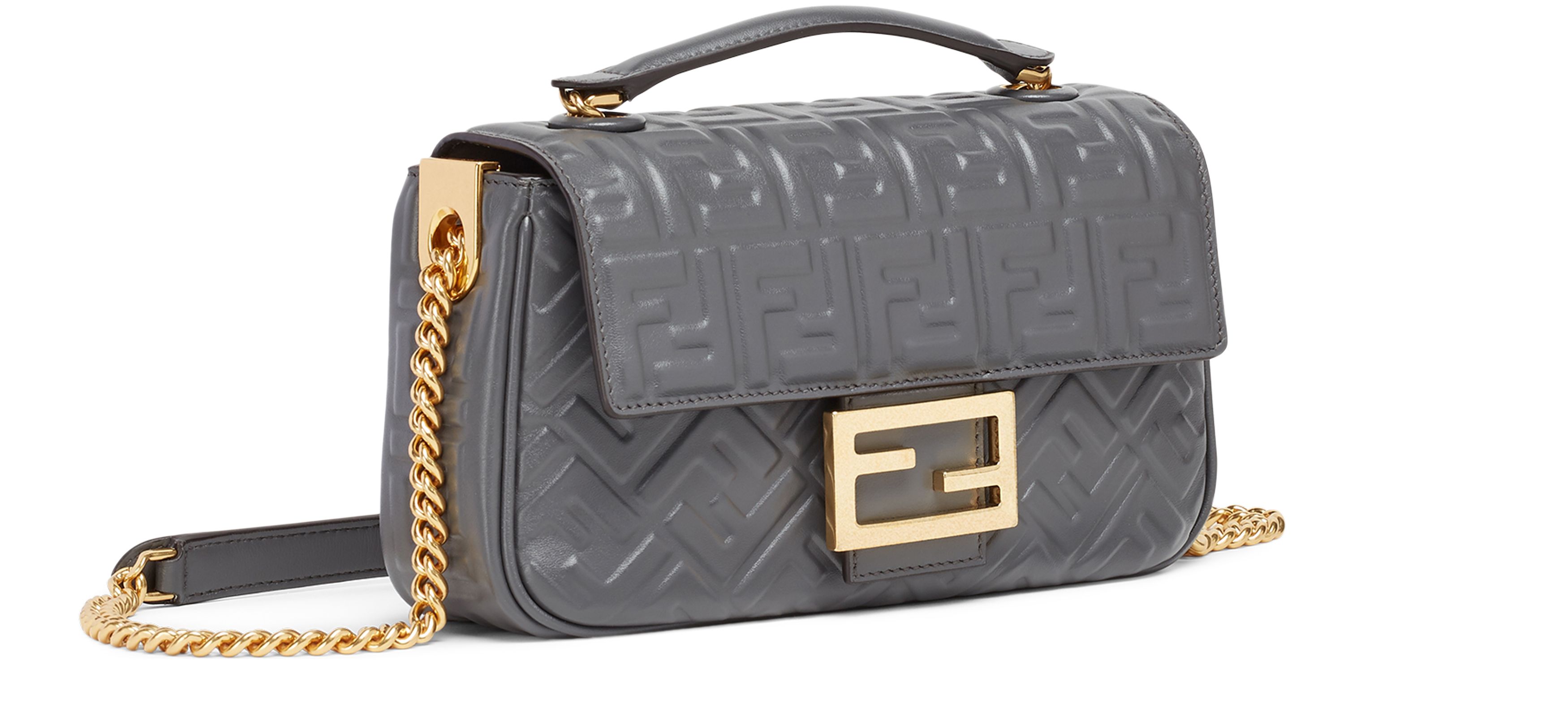 FENDI Midi Baguette Chain Bag