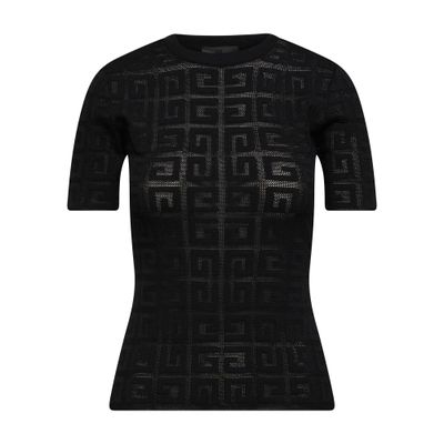 Givenchy 4G jacquard short-sleeved sweater