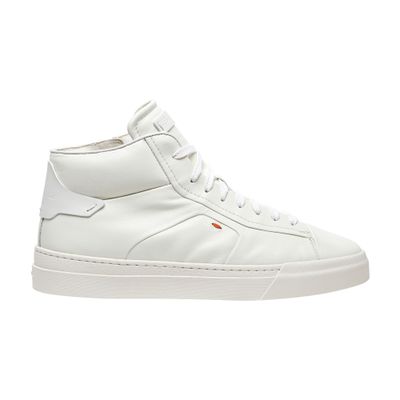 Santoni Leather sneaker