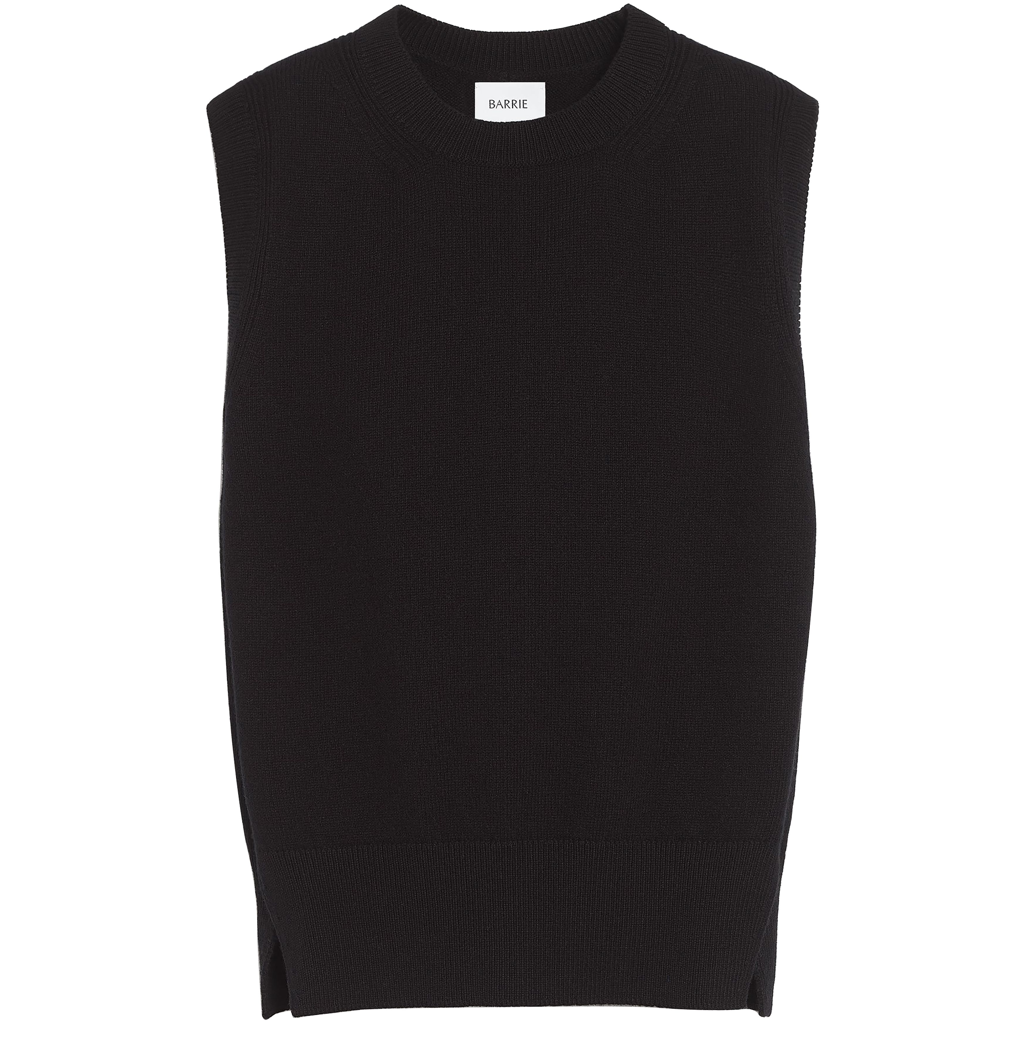 Barrie Iconic sleeveless cashmere jumper