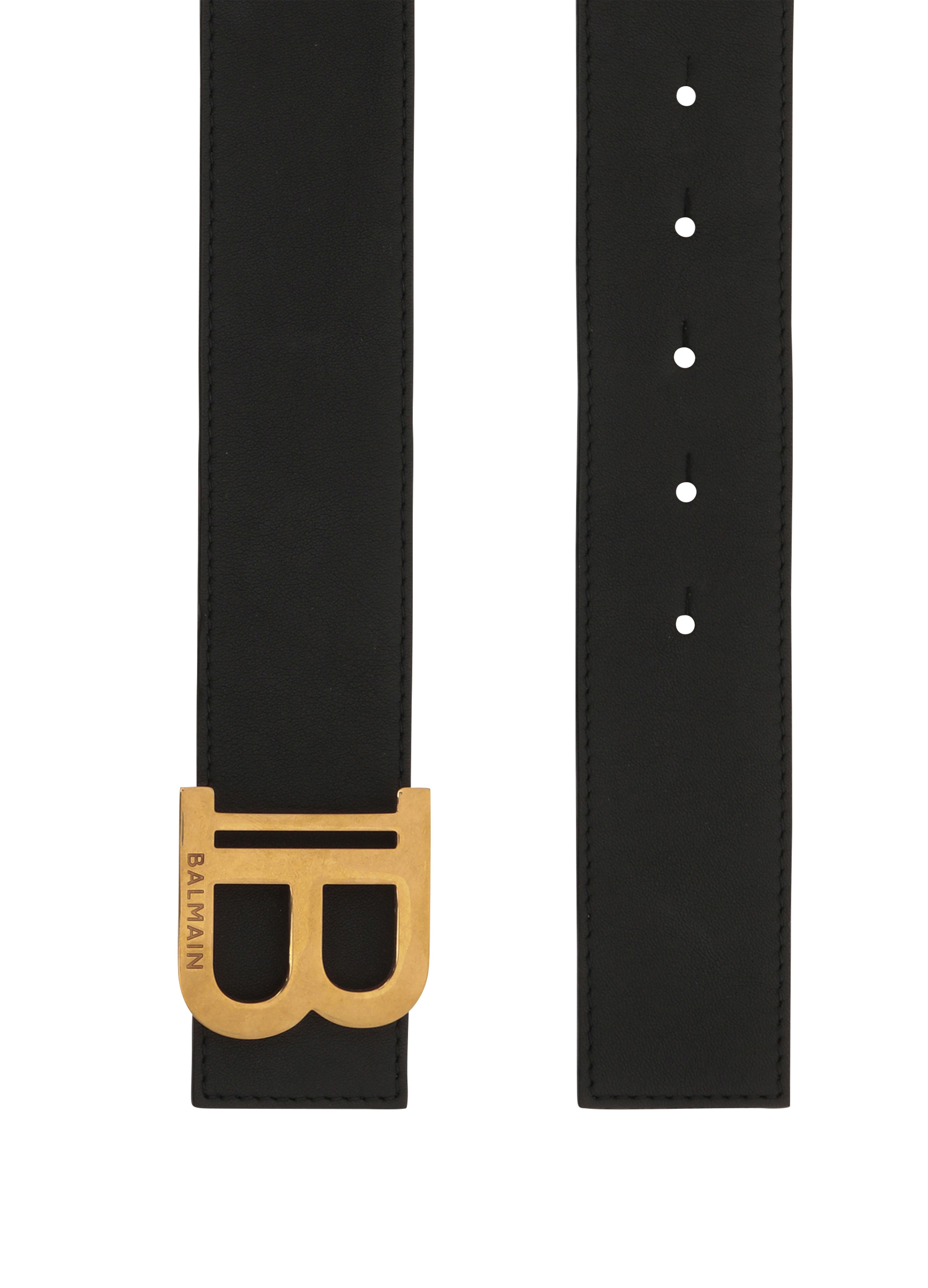 Balmain Leather B-Belt belt