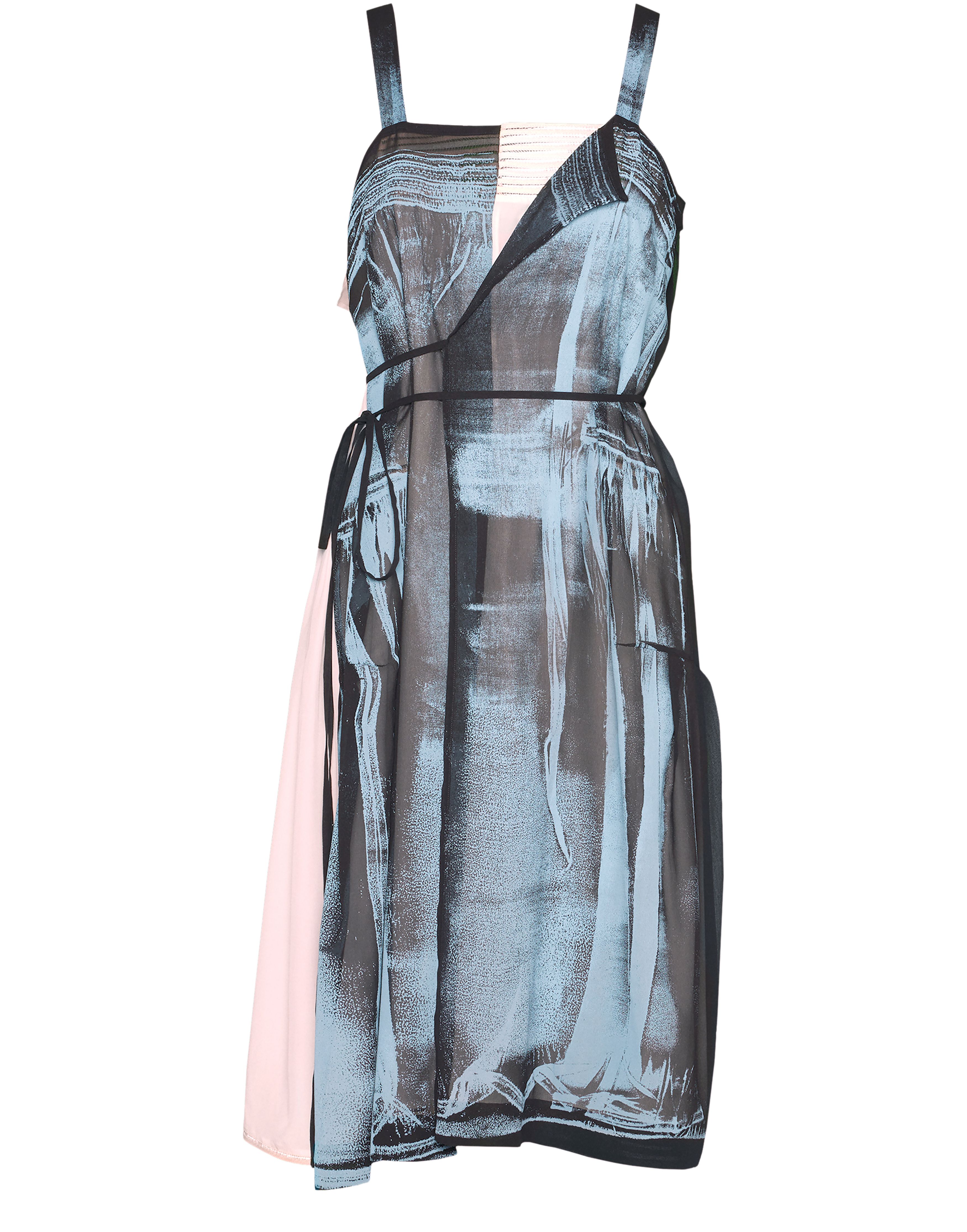 Maison Margiela Freeze-frame silk dress