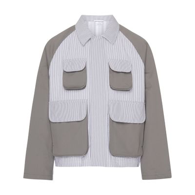 Thom Browne Cropped jacket with applied pockets