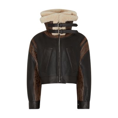 Jean Paul Gaultier The leather and shearling jacket