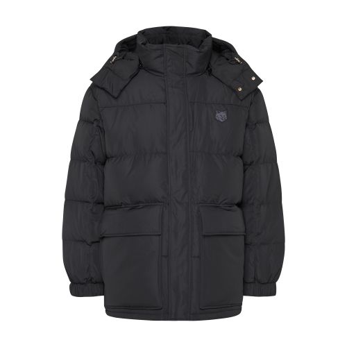 Maison Kitsuné Fox head patch hooded puffer