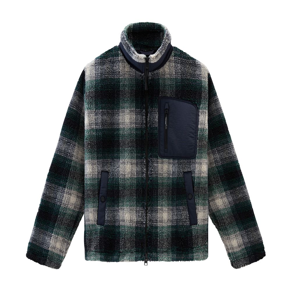 Woolrich Jacket in Sherpa Wool Blend