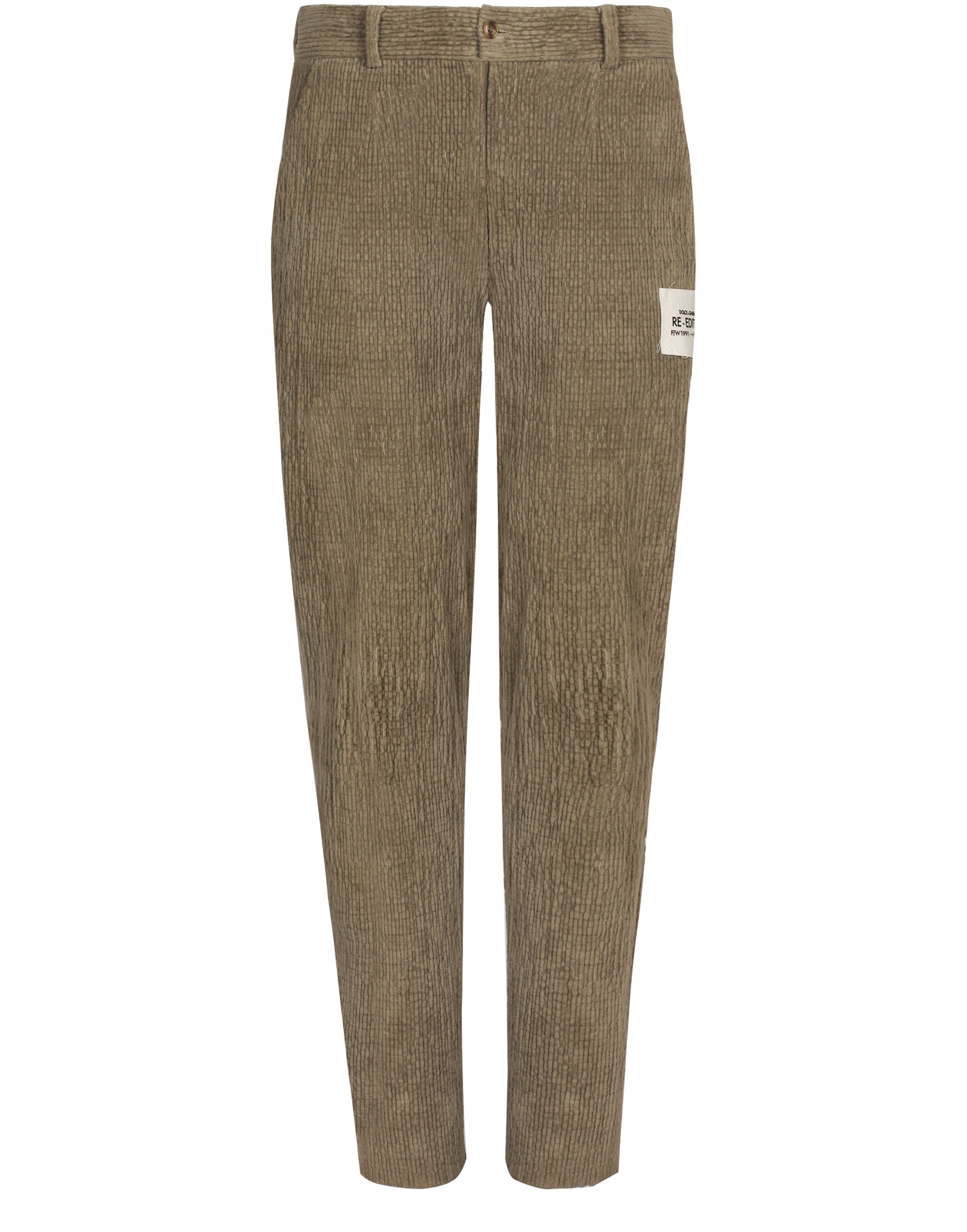 Dolce & Gabbana Corduroy Pants with Re-Edition Label