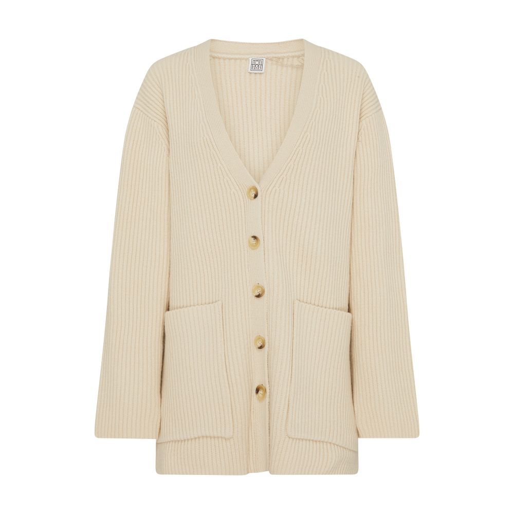 Toteme Ribbed wool cardigan