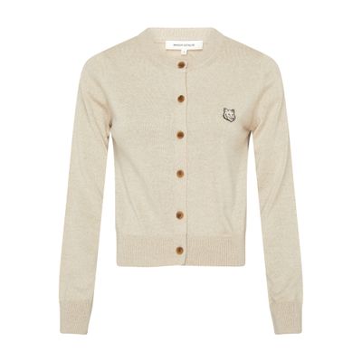 Maison Kitsuné Bold fox head patch regular cardigan