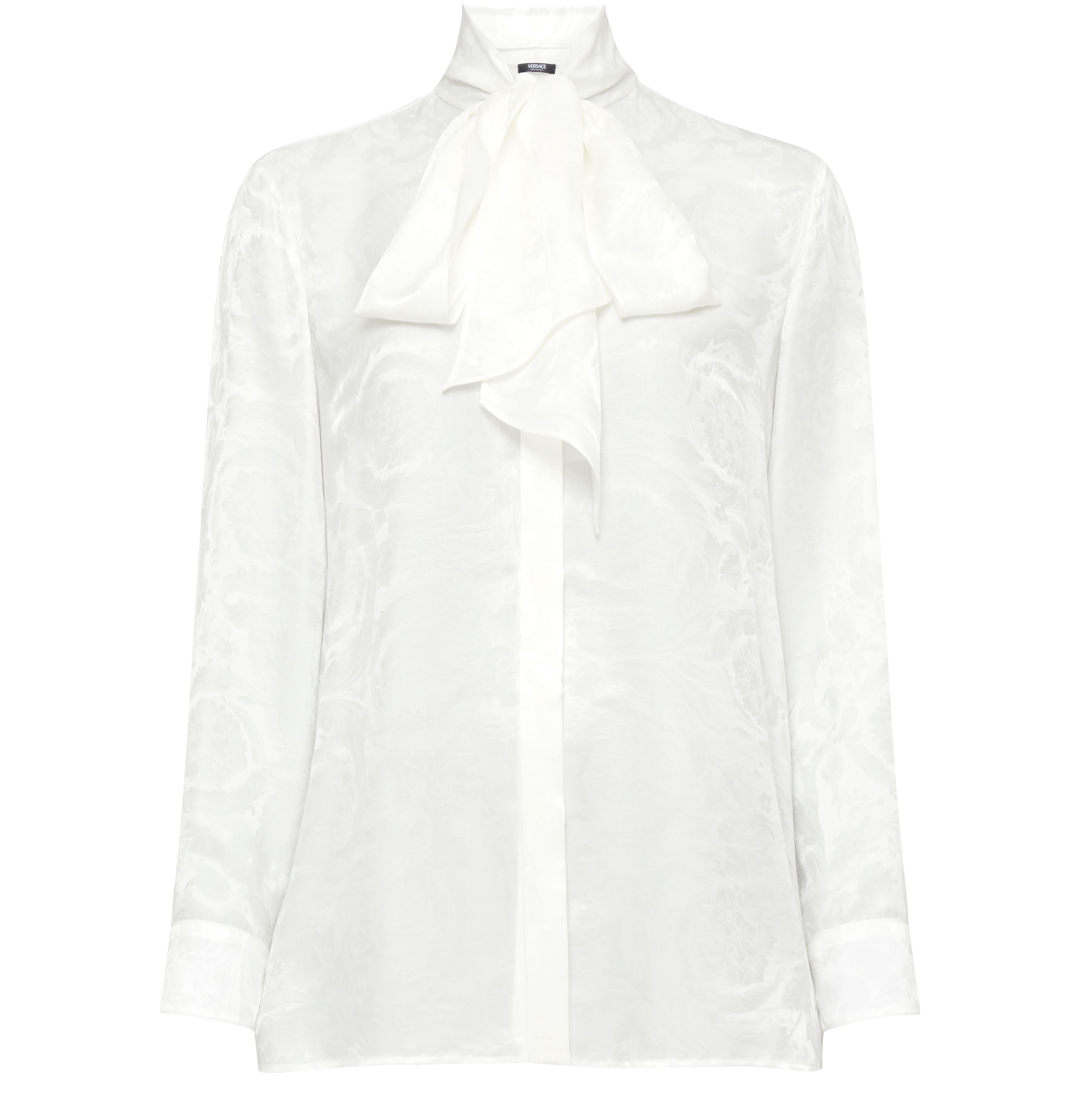 Versace Baroque Jacquard Silk Viscose Informal Shirt