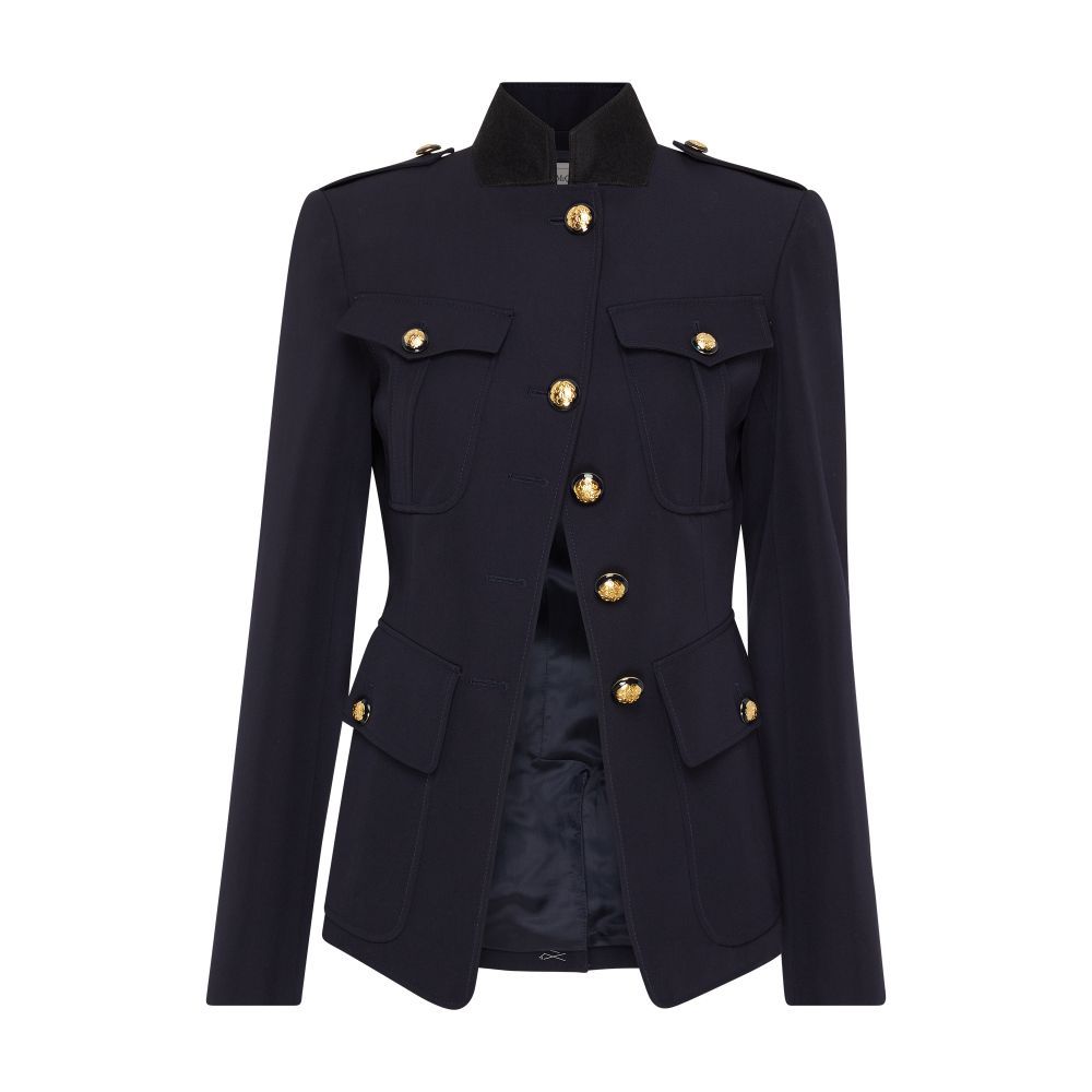 Alexander McQueen Deconstructed military jacket