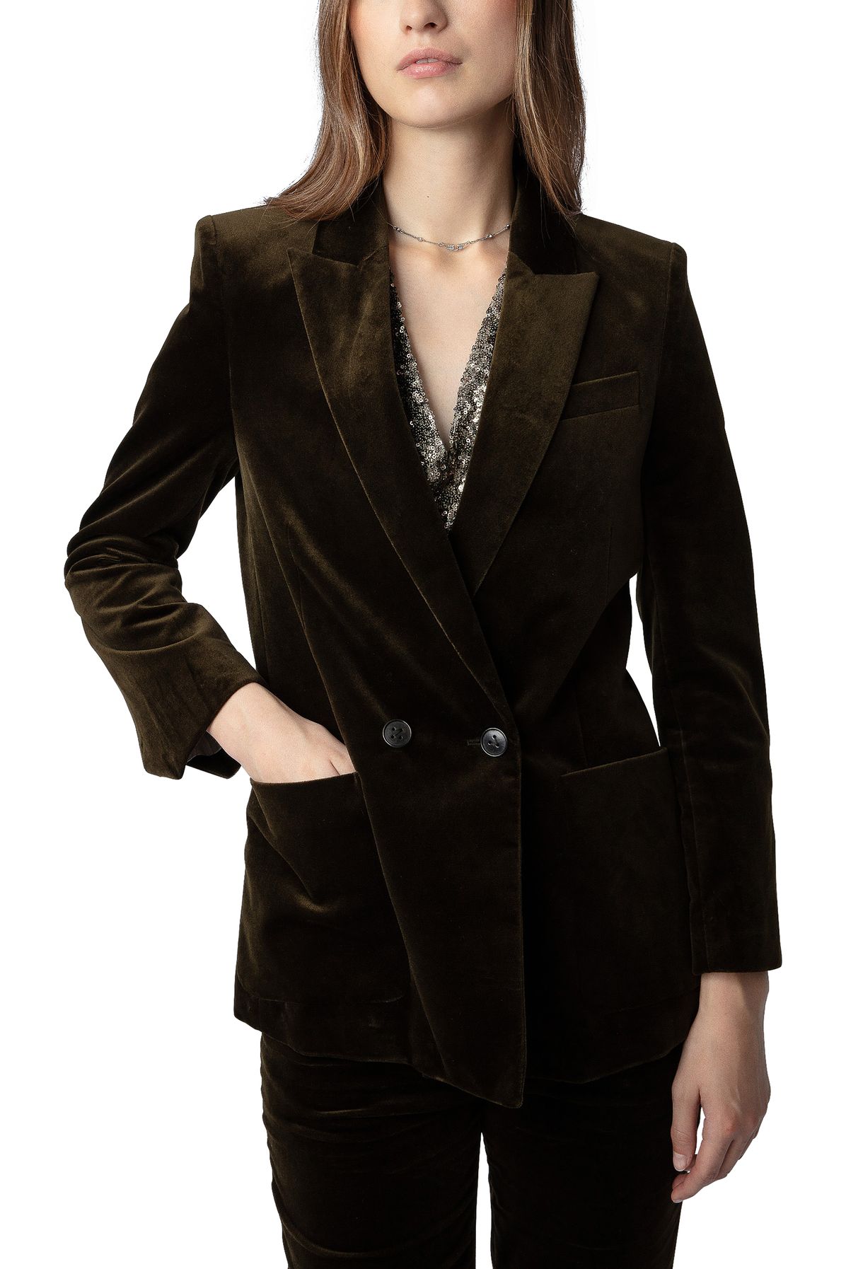 Zadig & Voltaire Visko Velvet Blazer