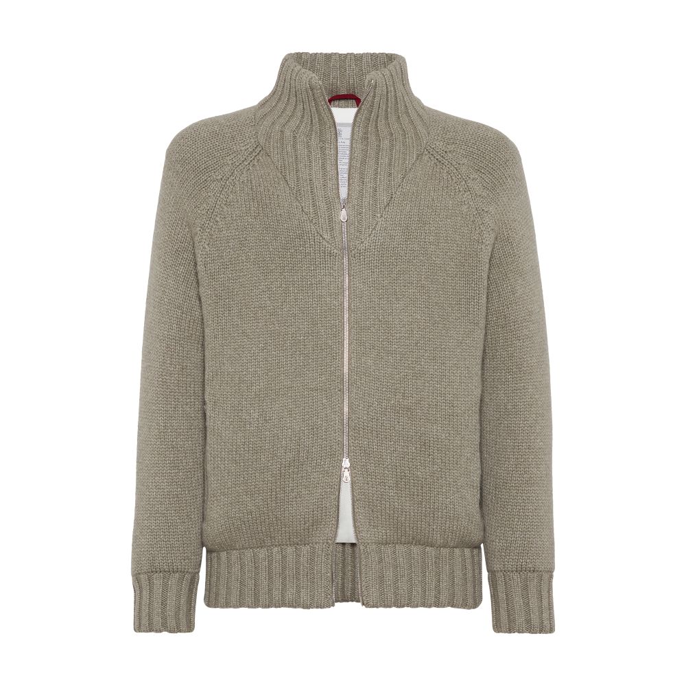 Brunello Cucinelli Knit jacket with padding