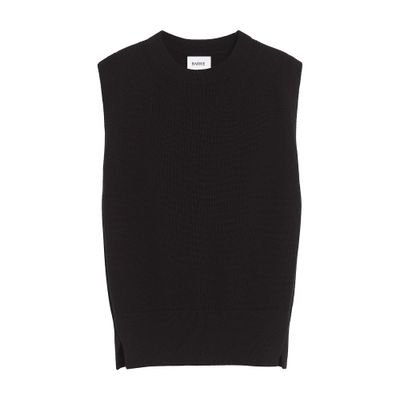 Barrie Iconic sleeveless cashmere jumper