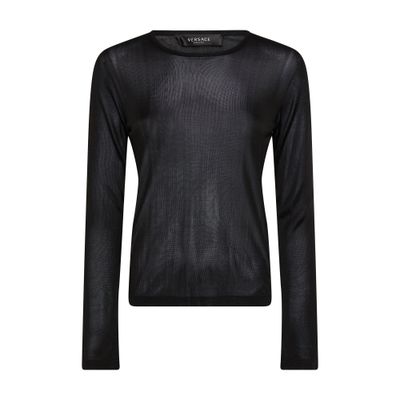 Versace Slashes Serie knit sweater