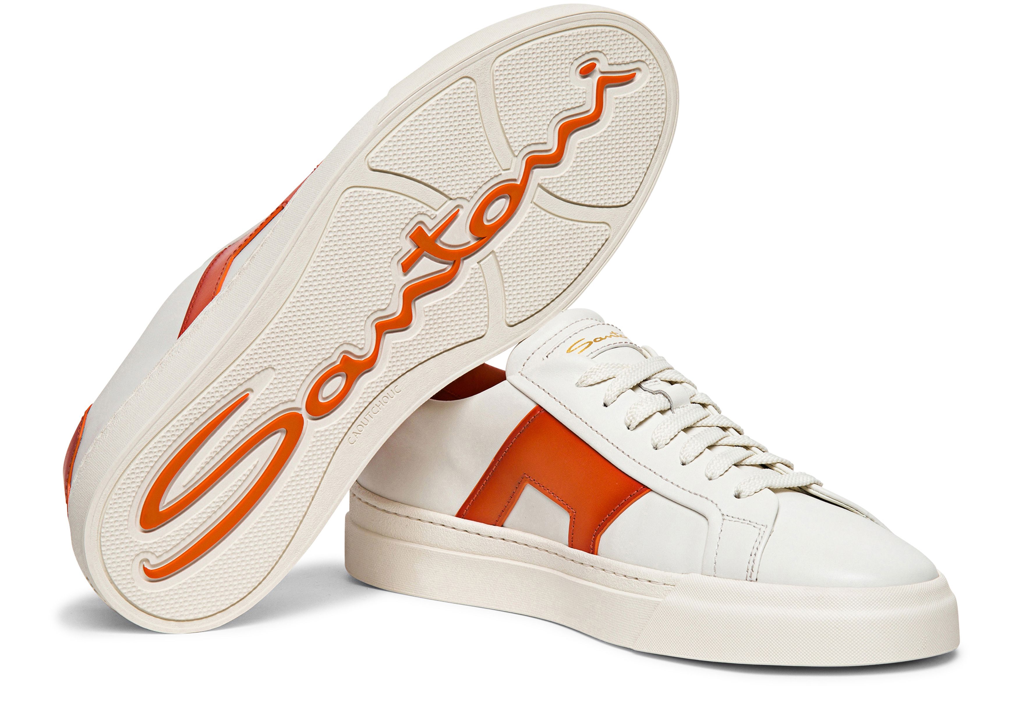 Santoni Leather sneaker