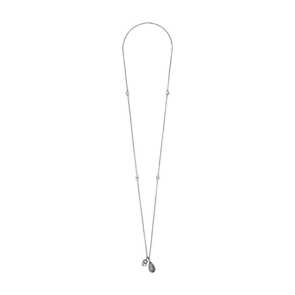 Dolce & Gabbana Teardrop necklace with DG logo