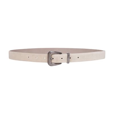 Brunello Cucinelli Suede calfskin belt