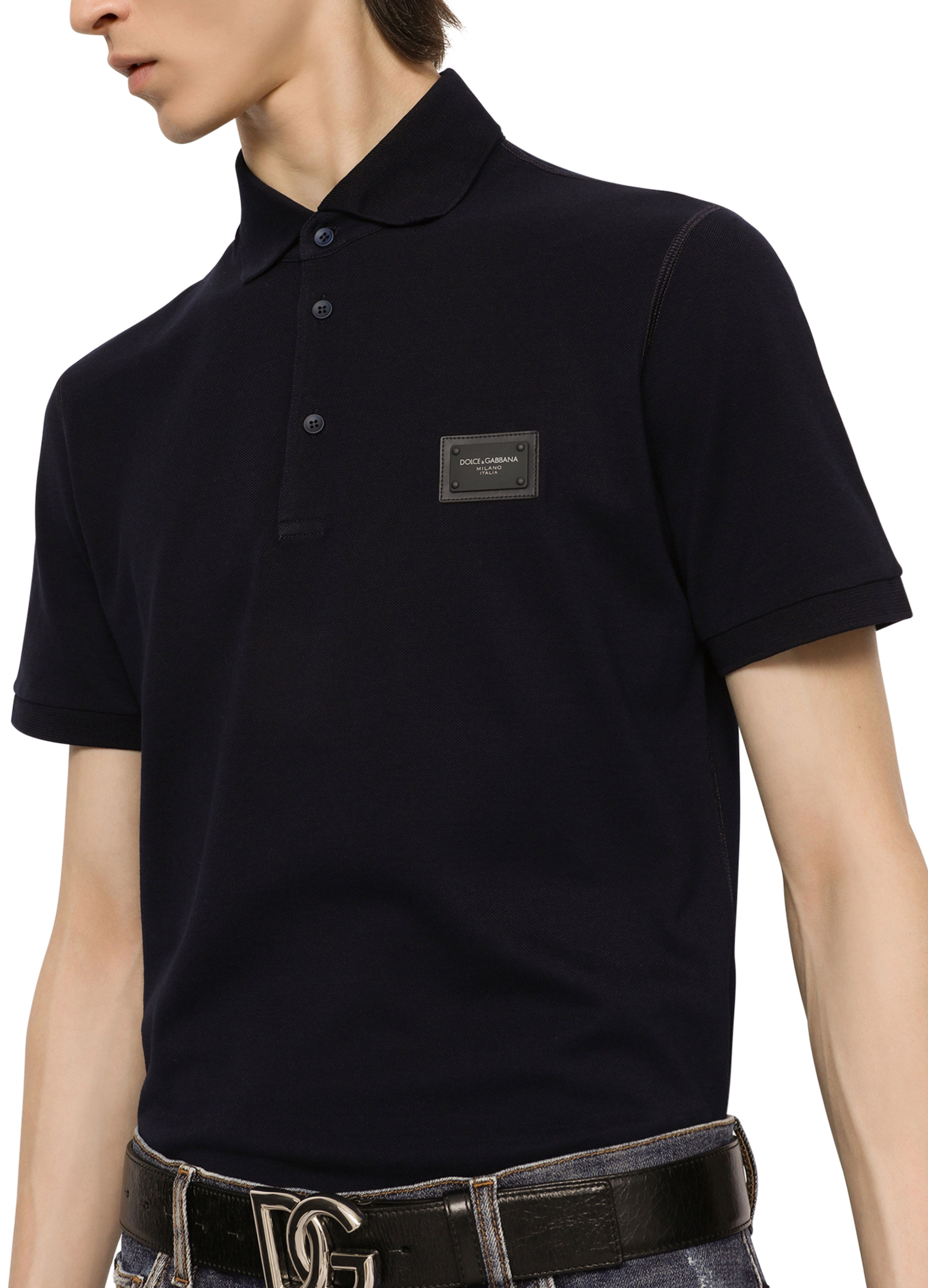 Dolce & Gabbana Cotton piqué polo-shirt