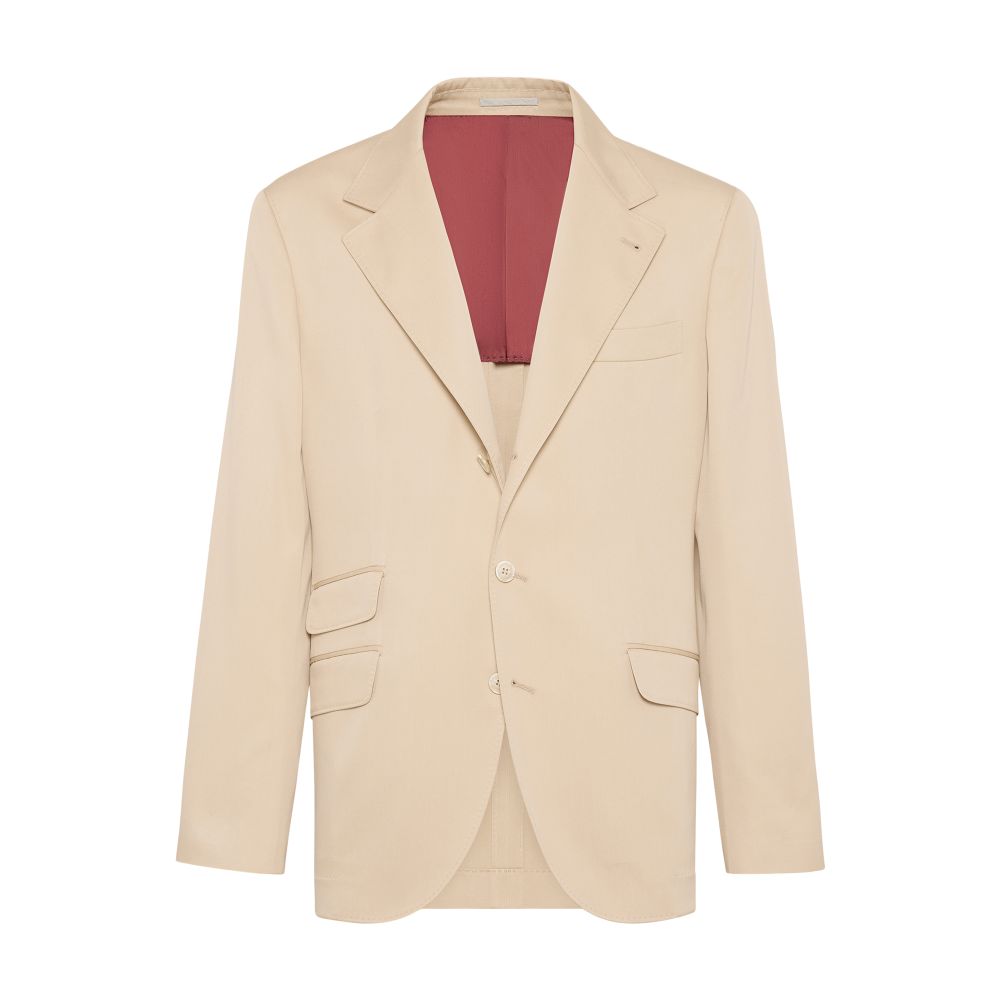 Brunello Cucinelli Twill unconstructed blazer