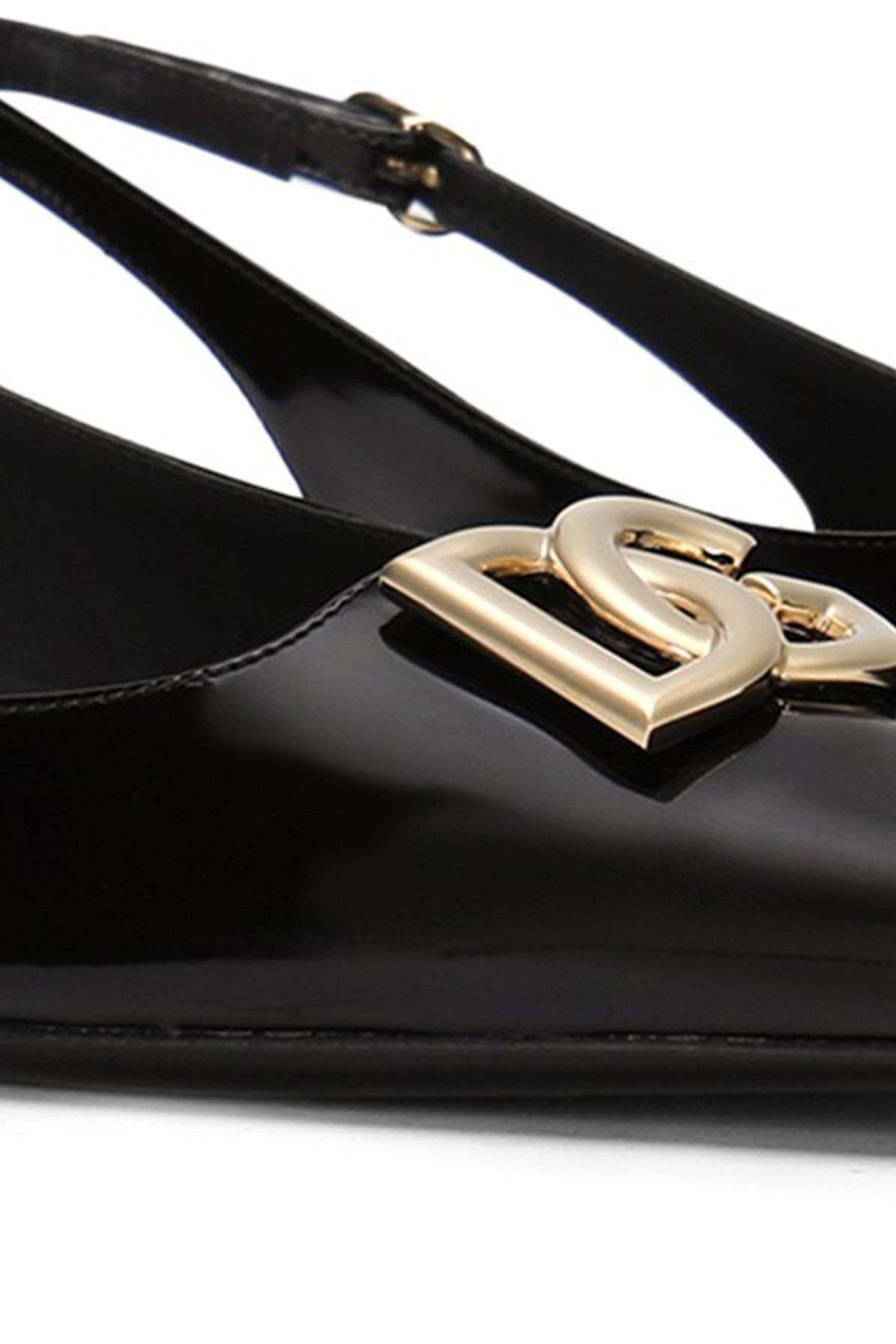 Dolce & Gabbana Polished calfskin slingbacks