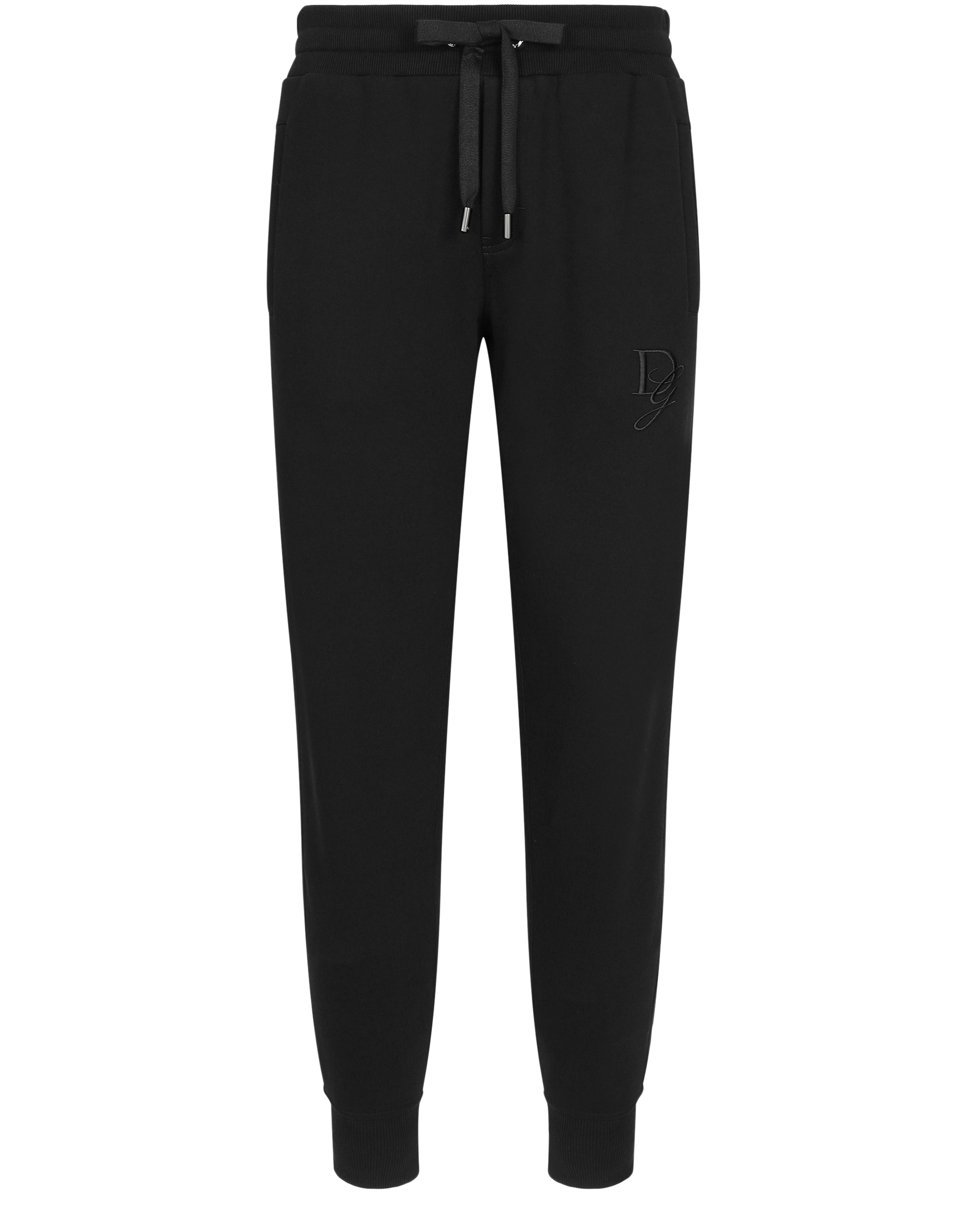 Dolce & Gabbana Stretch jogging pants with embroidery