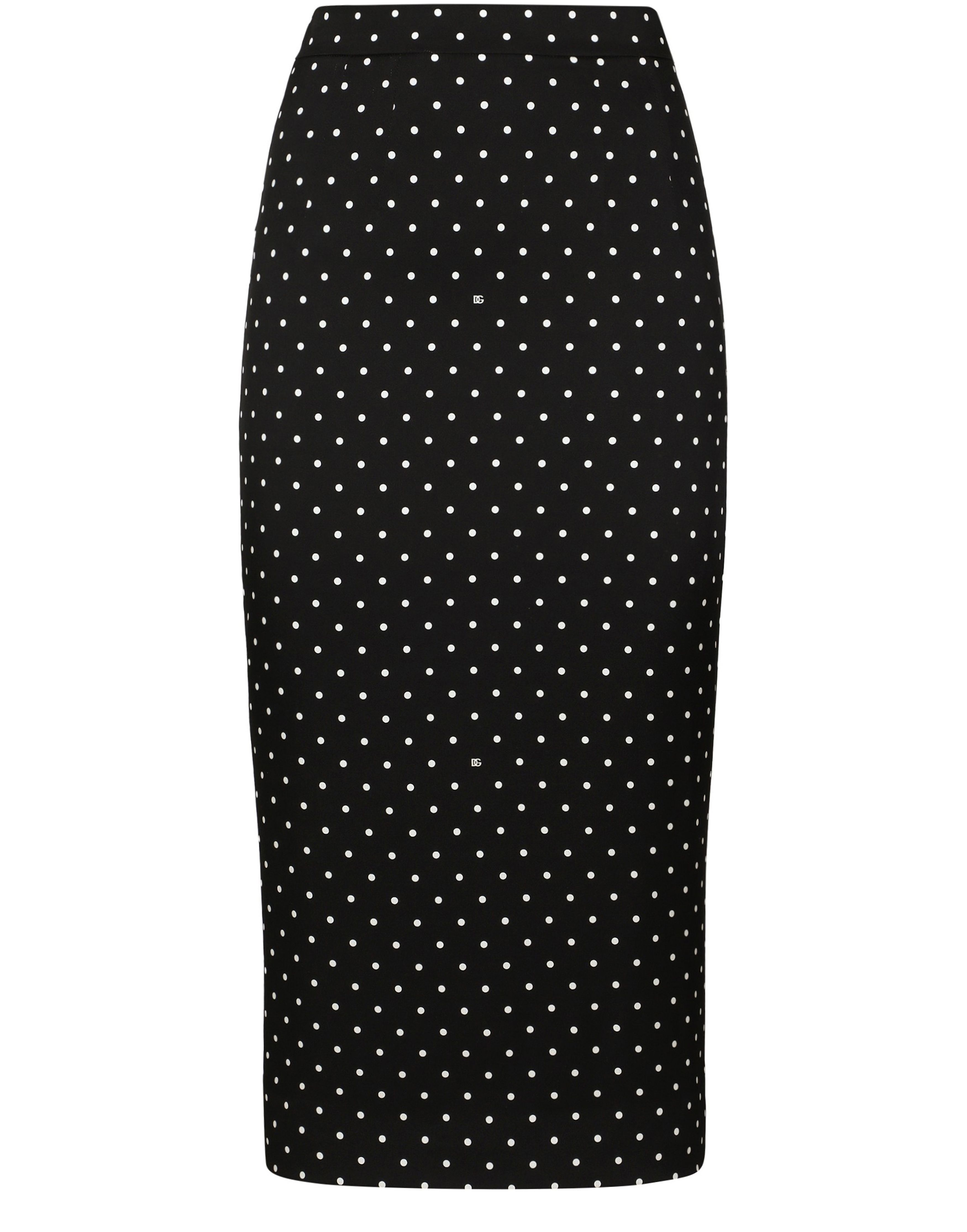 Dolce & Gabbana Polka-dot calf-length pencil skirt