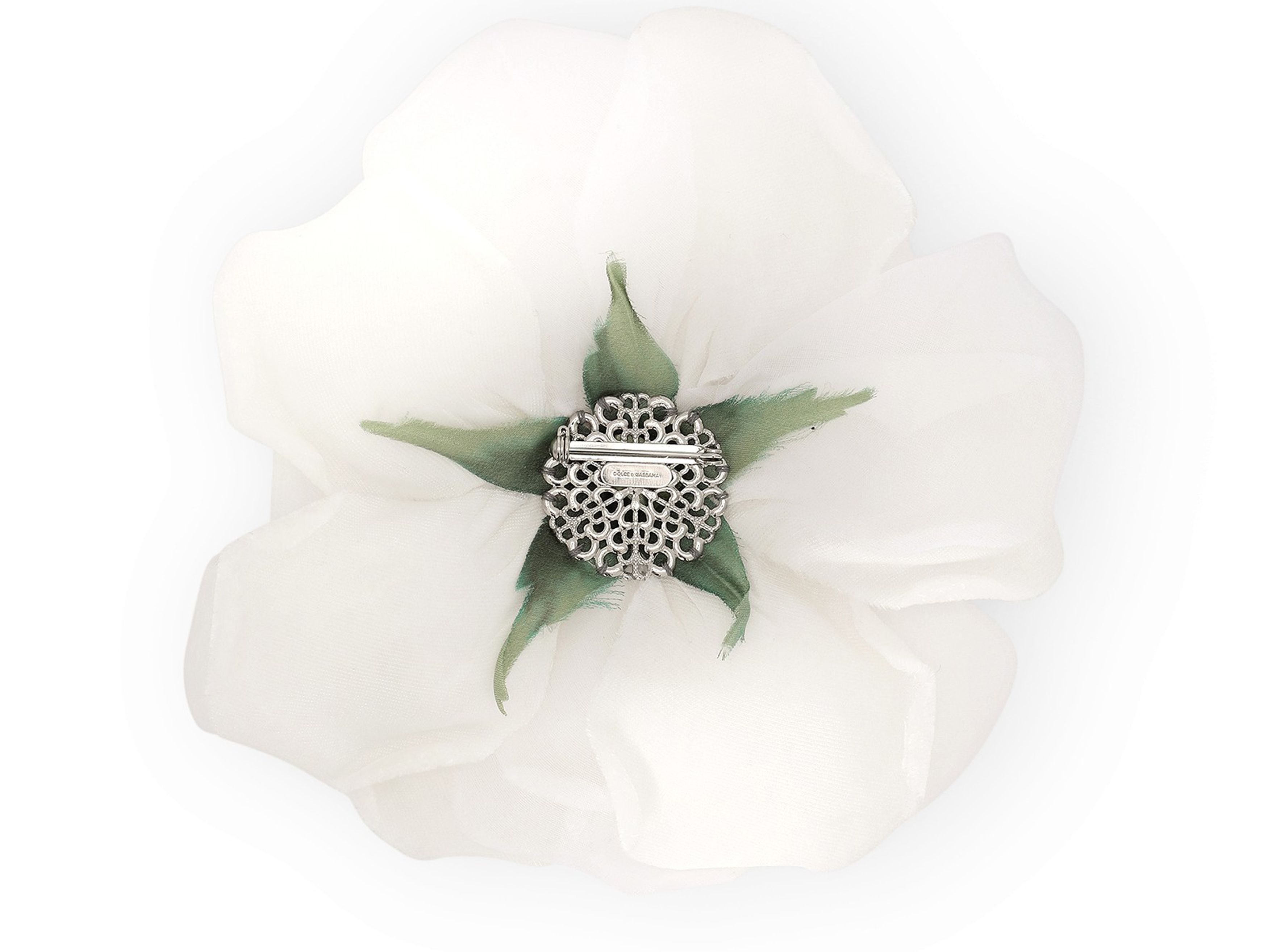 Dolce & Gabbana Floral silk brooch